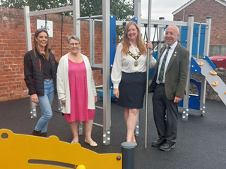 Cllr Angela Archer Melbourne Playground Opening
